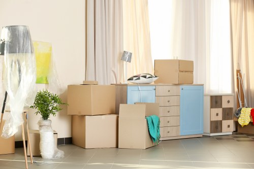 Professional removal team preparing a move in Stjohnswood