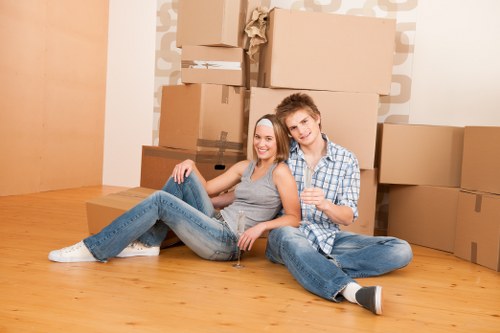 Secure payment area for Removal Van Stjohnswood moving services