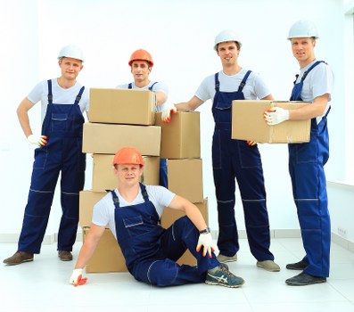 Professional moving team planning a removal van service in St Johns Wood