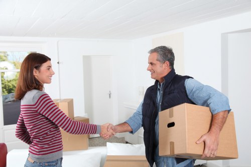 Moving van planned for a local relocation in St Johns Wood